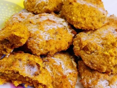 Печенье из тыквы и овсяных хлопьев в духовке