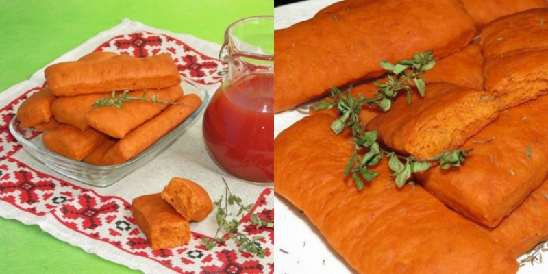 печенье на томатном соке