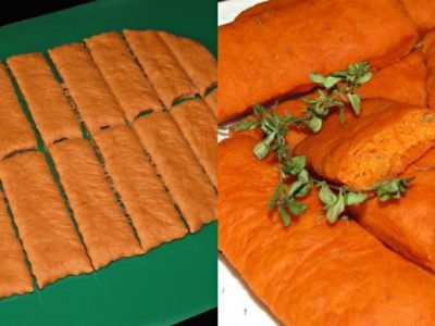 Печенье на томатном соке