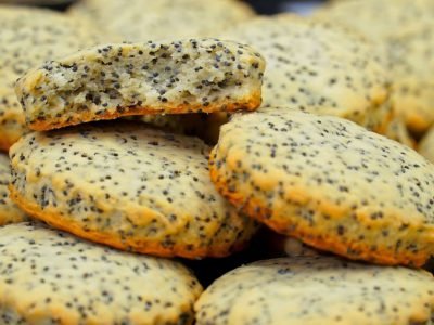Нежное печенье с маком из песочного теста
