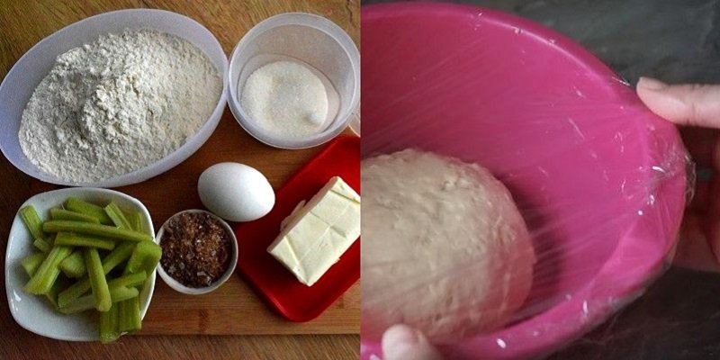 печенье с ревенем