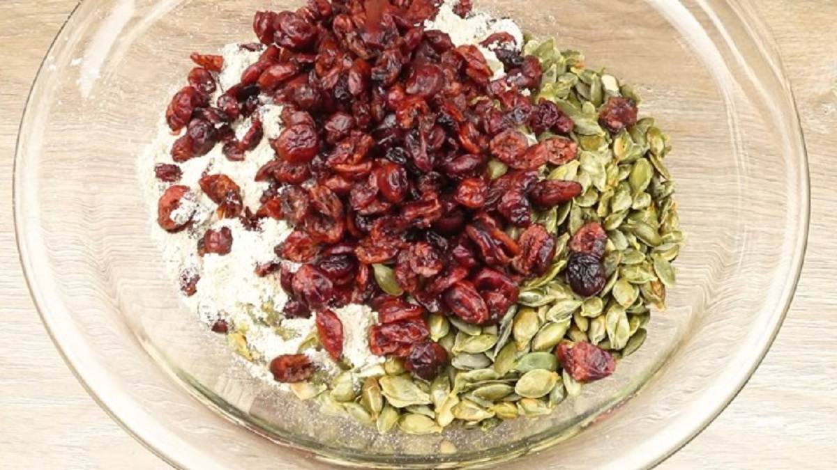 сухие ингредиенты для теста