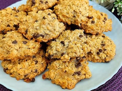 Овсяное печенье с тыквой и клюквой в духовке