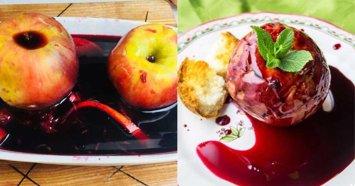 яблоки в духовке