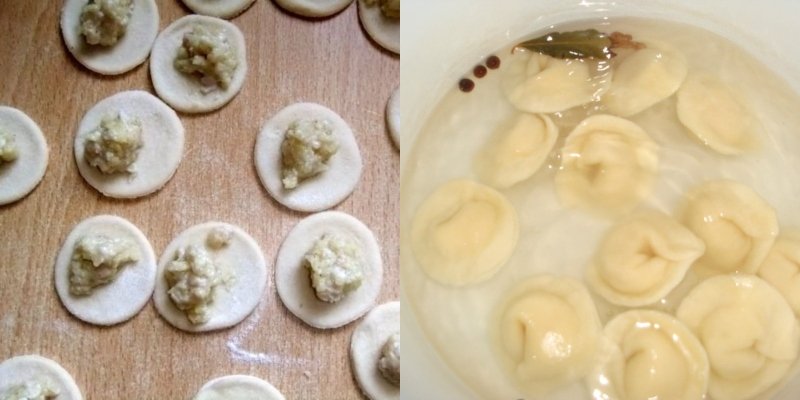 пельмени с сырой картошкой
