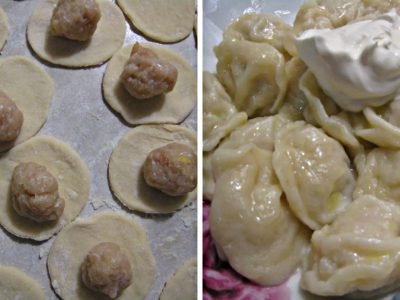 Пельмени с куриным фаршем