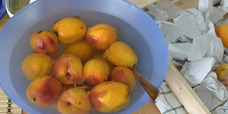 персики в сиропе