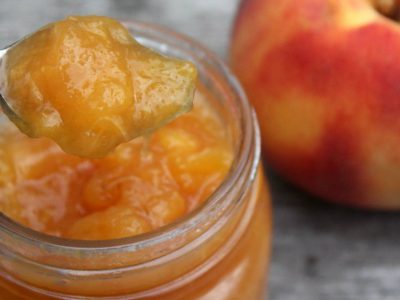Персиковое варенье с имбирем