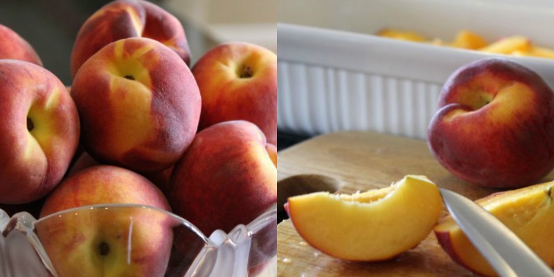 персиковый коблер