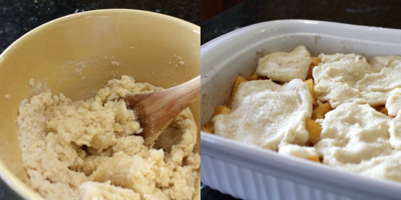 персиковый коблер