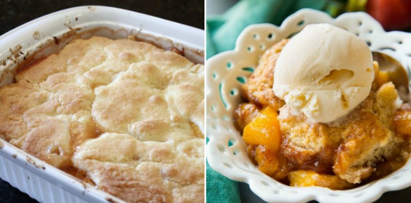 персиковый коблер