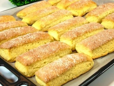 Пышное песочное печенье на дрожжах