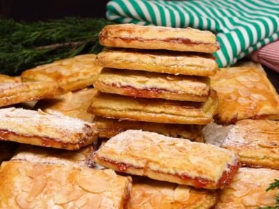 Песочное печенье с джемом