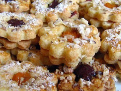 Песочное печенье с начинкой