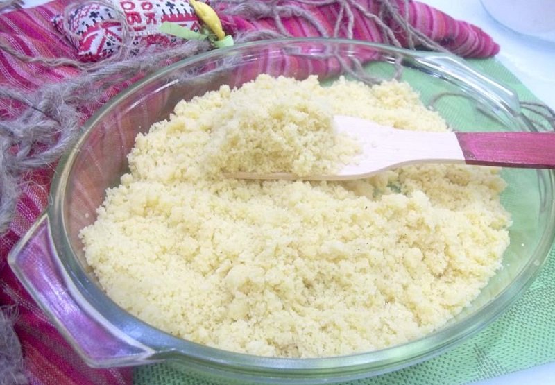 песочная крошка для пирога