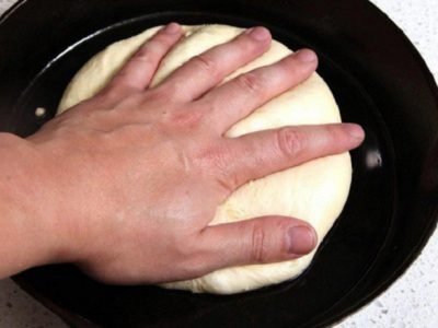 Пицца без замеса теста