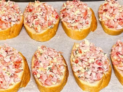 Пицца-бутерброды в духовке