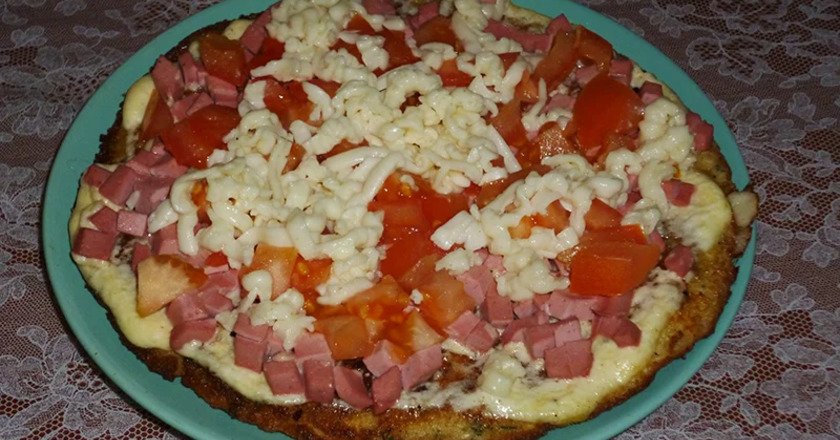 хлебная пицца