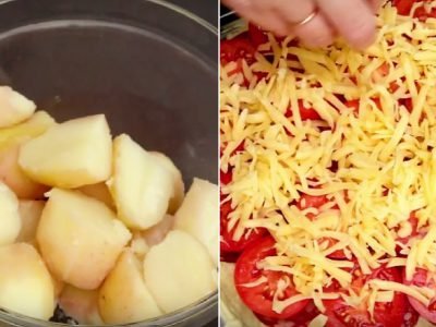 Пицца на картофельном корже