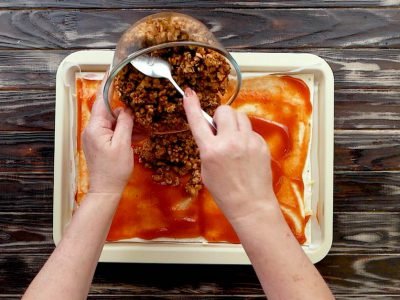 Пицца на лаваше в духовке