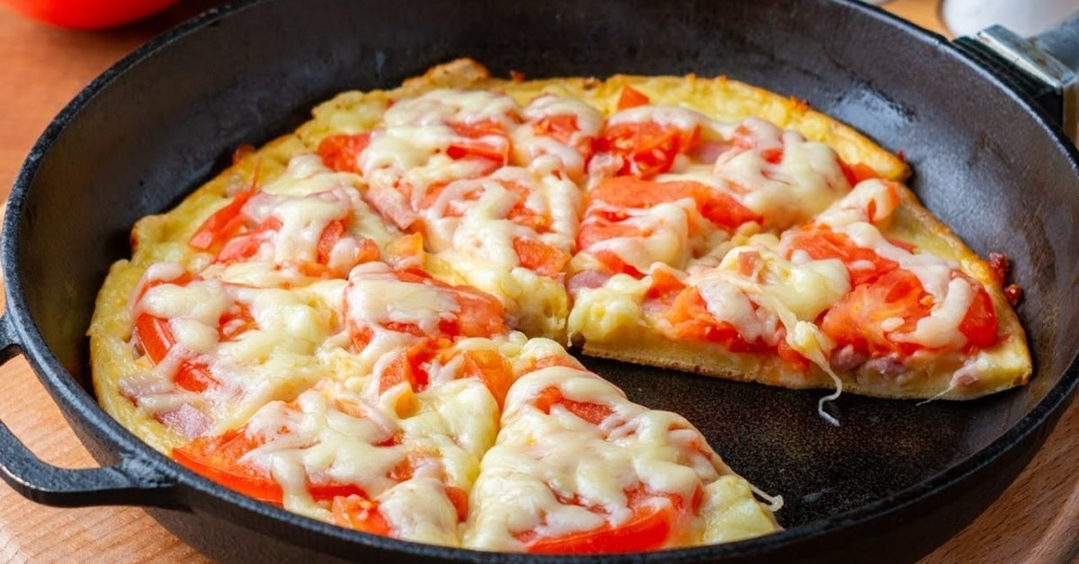 Быстро приготовляемая пицца рецепт