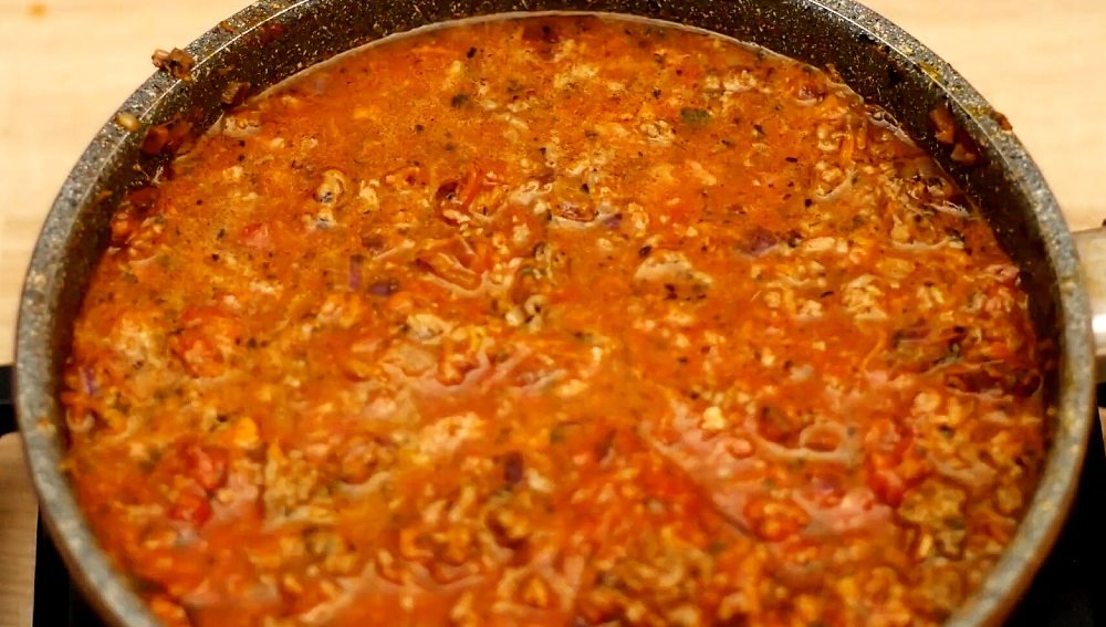 пицца с фаршем