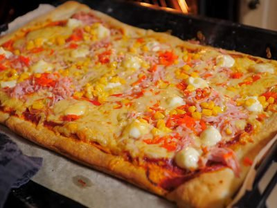 Пицца с хрустящей корочкой