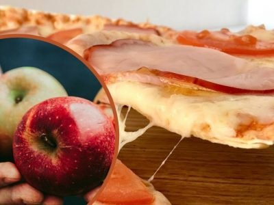 Оригинальная пицца с яблоками
