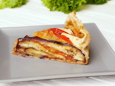 Пирог из баклажанов