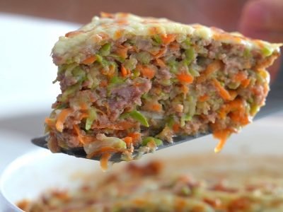 Пирог из кабачков в духовке рецепт с фото простой и вкусный