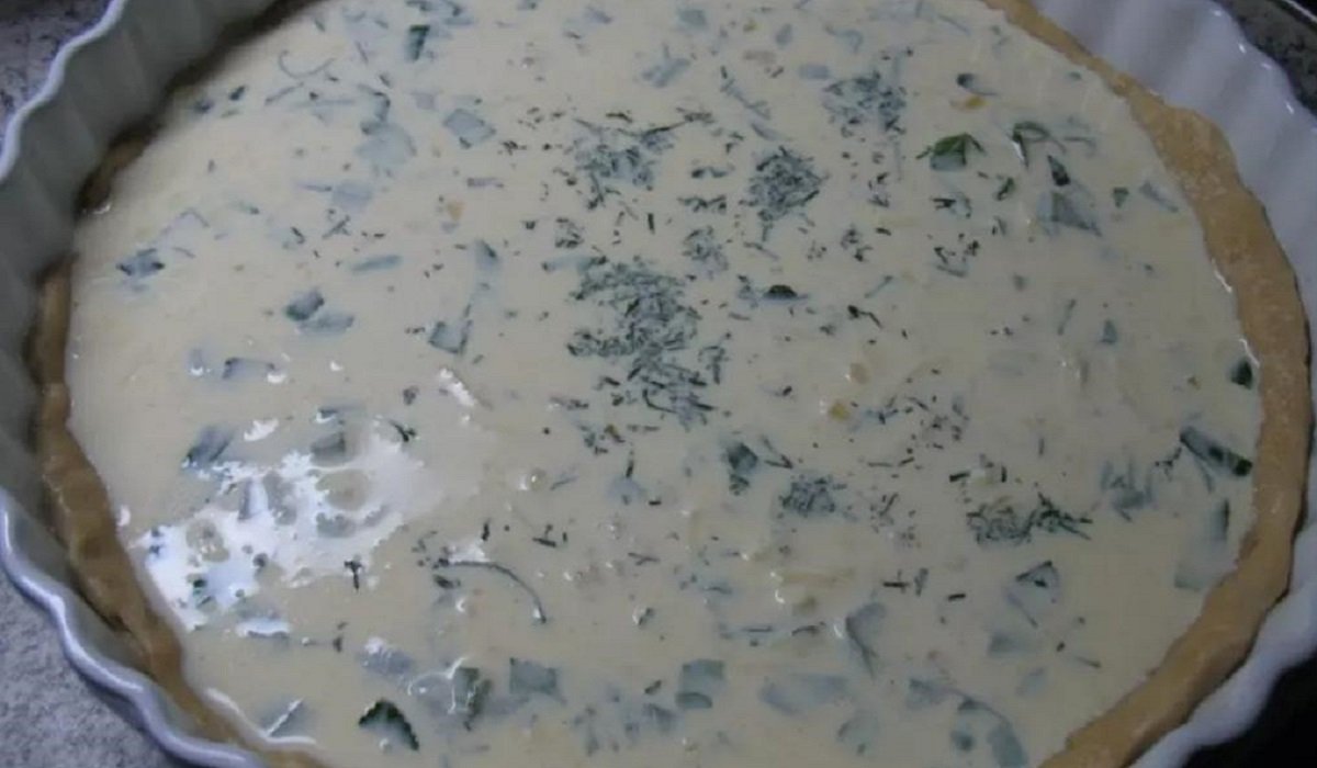 тесто и заливка