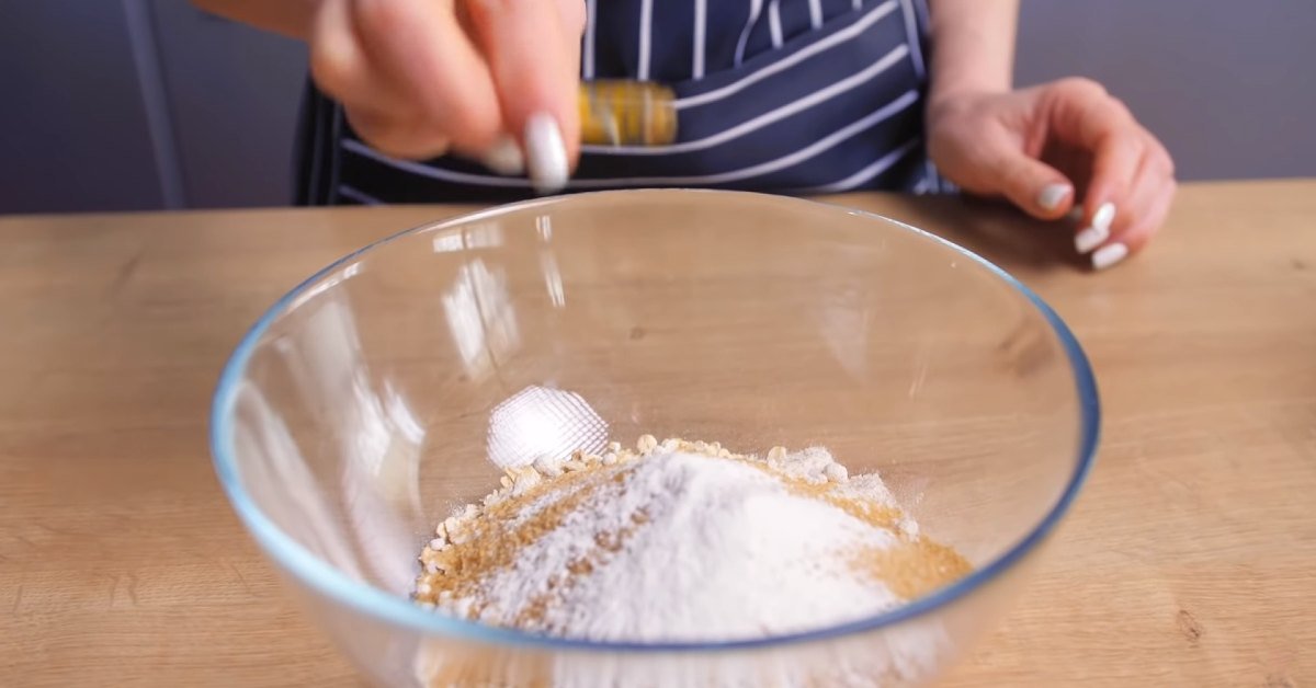 тесто из овсяных хлопьев