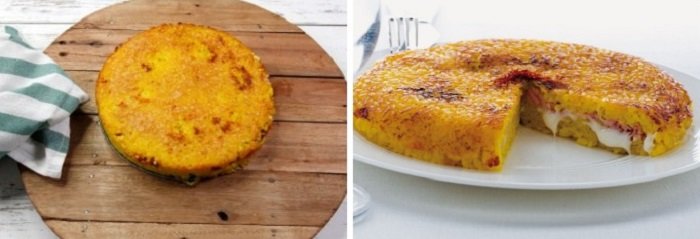 Пирог-ризотто