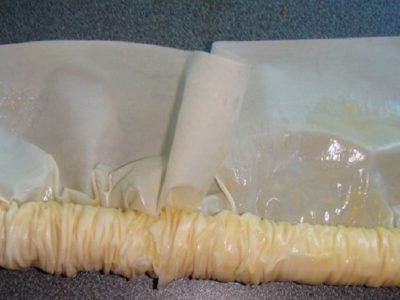 Пирог из теста фило