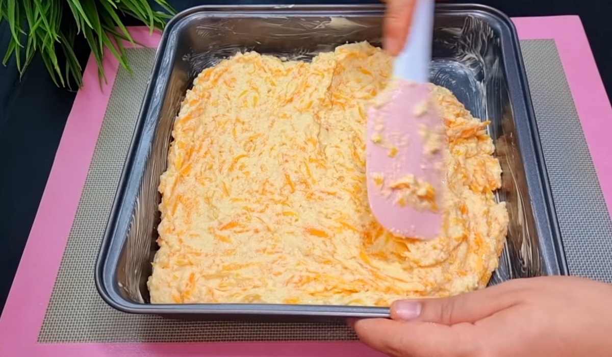 тесто в форме