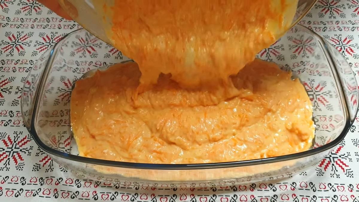 тесто в форме