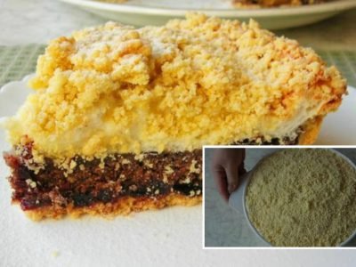 Пирог как торт «Арлекин»