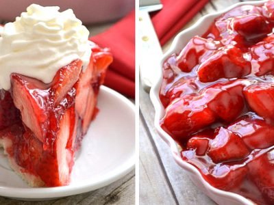 Пирог «Клубника в желе»