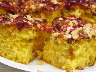 Пирог на кефире «Кудряш»