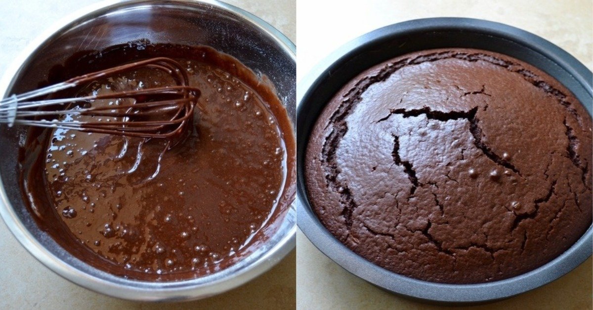 шоколадный пирог