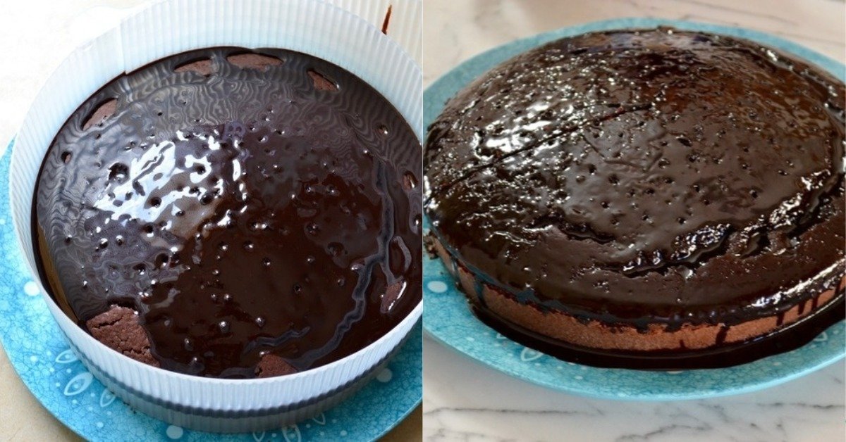 быстрый пирог с шоколадом