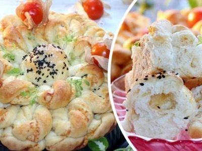 Пирог на минералке «Весенний» с насыщенным сырным вкусом