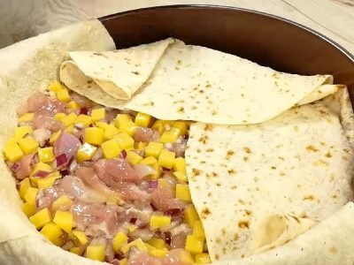 Аппетитный пирог «Обед по-крестьянски»