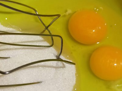 Пирог на йогурте с ананасами