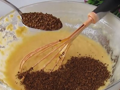 Пирог с апельсинами и кофе