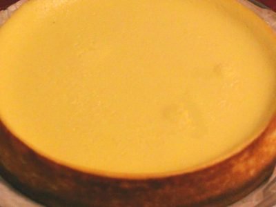 Пирог с бананом и творогом