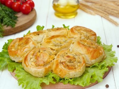 Пирог с брынзой