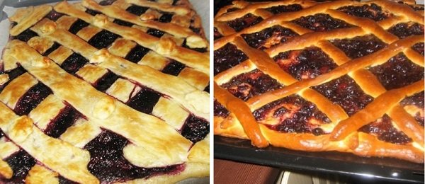 пирог с черной смородиной