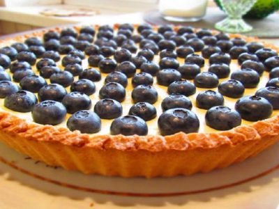 Пирог с голубикой