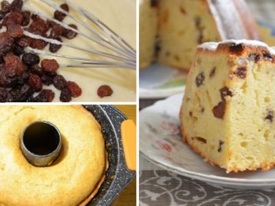 Пирог с изюмом